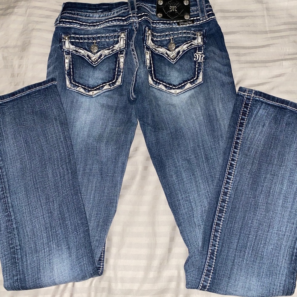 Miss me jeans. Size 28, boot cut